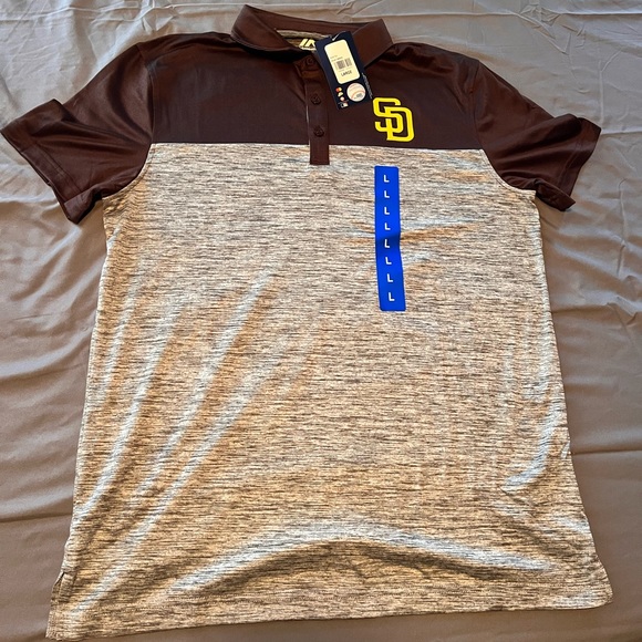 San Diego Padres Polo Shirt- All Sizes Available - Picture 2 of 4